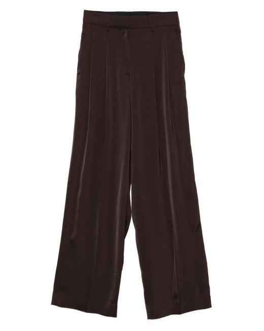 MICHAEL Michael Kors Brown Pleated Trousers