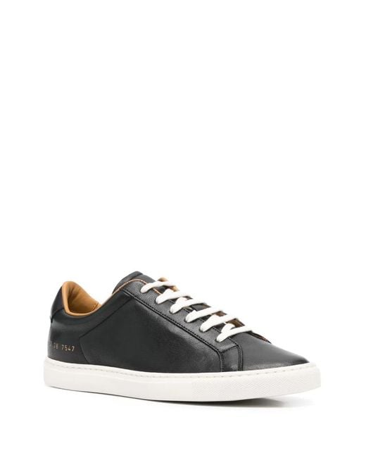 Common Projects Black Leather Sneakers