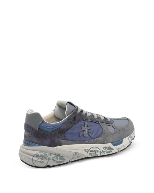 Premiata Blue Mase 25 8021 Panelled Sneakers for men
