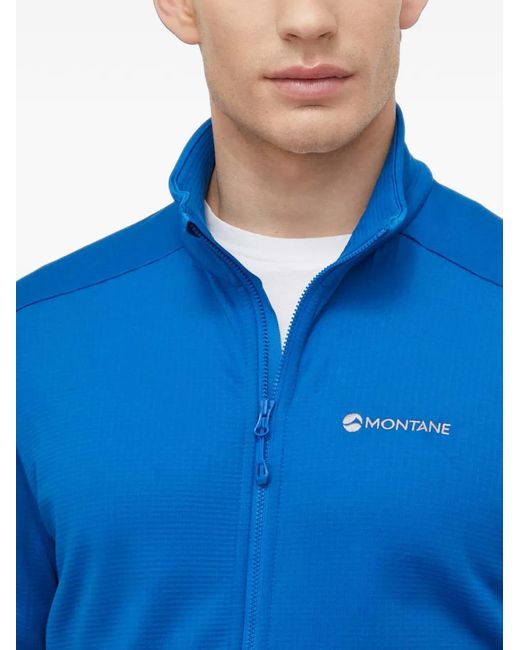 MONTANÉ Blue Protium Zip-Up Jacket for men
