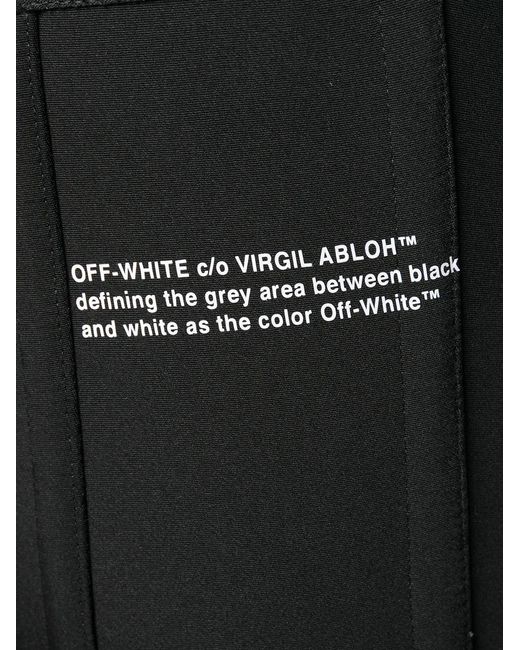 Off-White c/o Virgil Abloh Black Cupless Corset Top