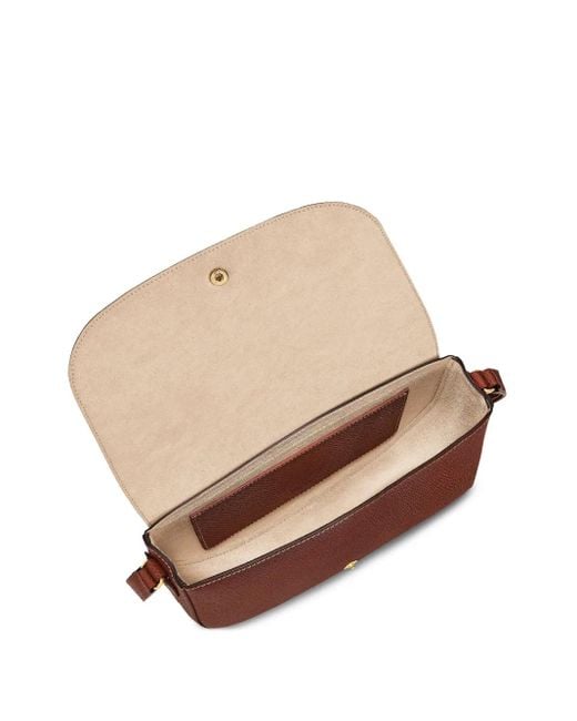 Longchamp エピュレ レザーショルダーバッグ M Brown