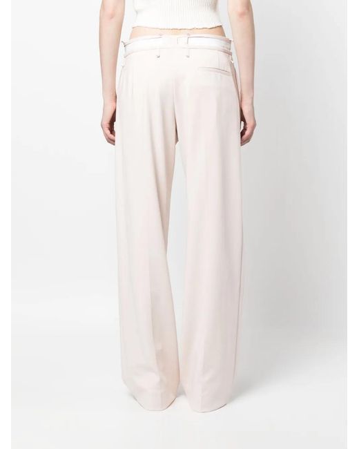 MM6 by Maison Margiela Pink 5 Pocket Trouser