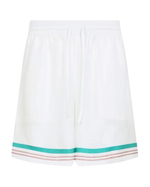 メンズ Casablanca Casa Way トラックショーツ White