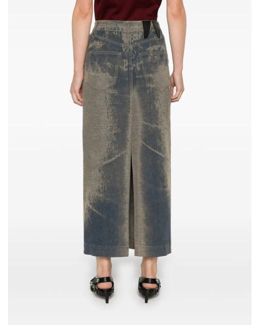 DARKPARK Gray Erika Maxi Skirt