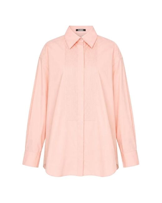 Club21 Collection Pink Vera Pintuck-Detail Shirt