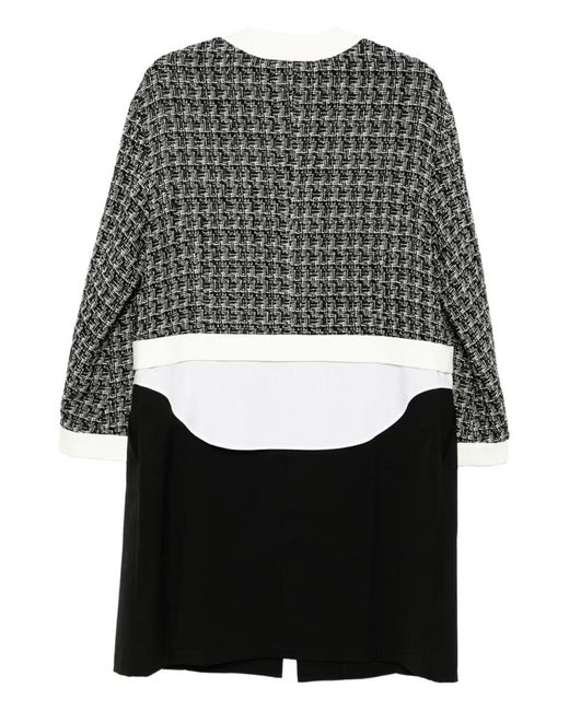 Undercover Black Tweed Coat