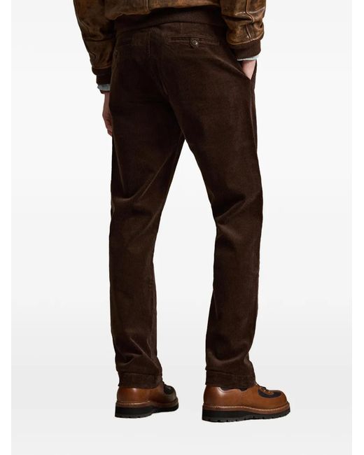 Polo Ralph Lauren Brown Stretch-Corduroy Trousers for men