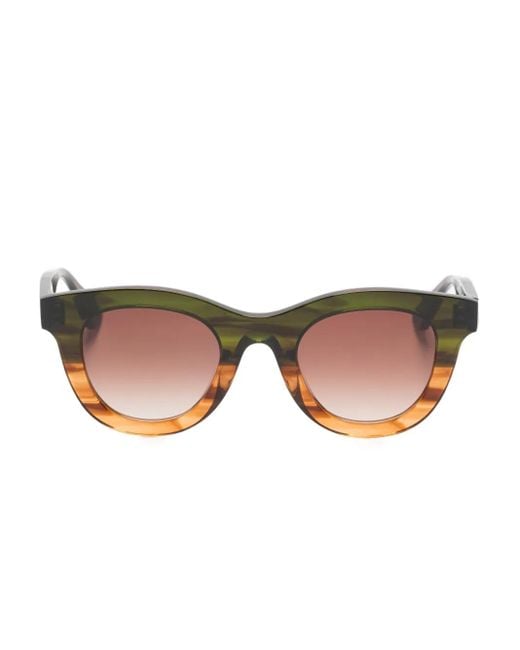 Thierry Lasry Green Consistency Round-Frame Sunglasses