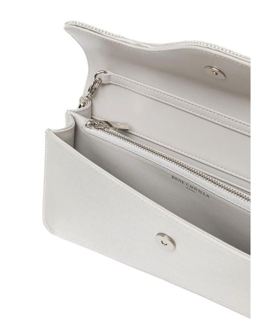 Rene Caovilla White Onda Crossbody Bag