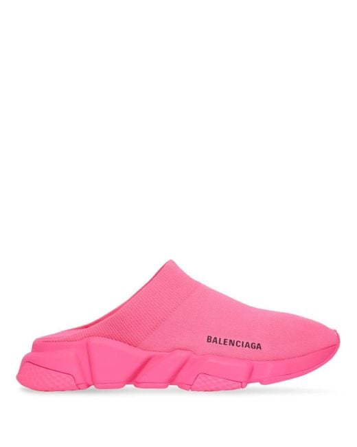 Balenciaga Speed Ml Krecy Muiltjes in het Pink