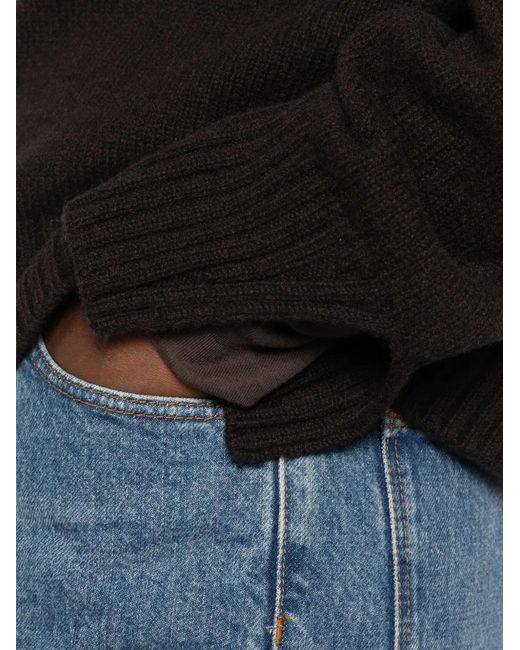 Soeur Black Will Raglan-Sleeve Ribbed-Trim Sweater