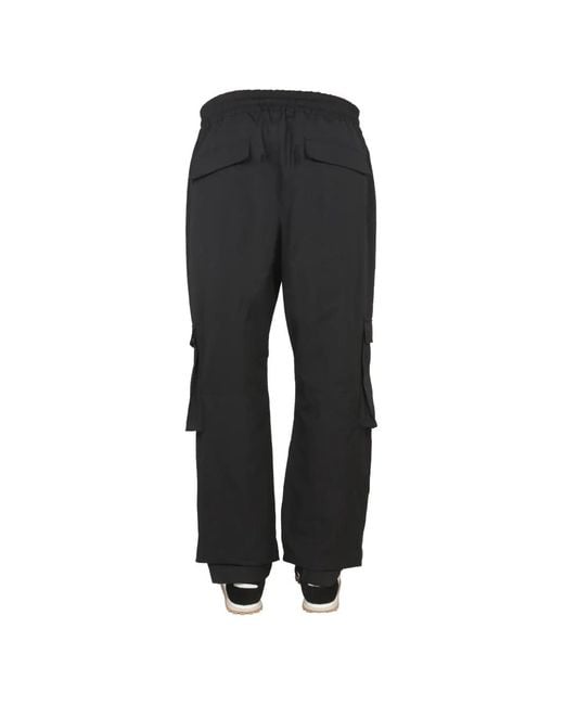 Ih Nom Uh Nit Black Logo-Patch Cargo Pants for men