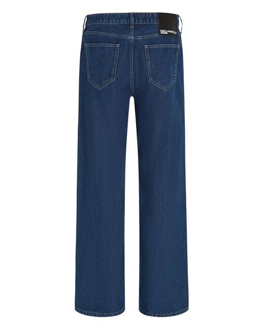 Karl Lagerfeld Blue Distressed Jeans