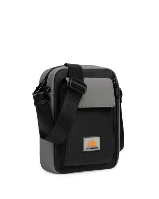 La Martina Kuriertasche Mit Logo-Patch in Black für Herren