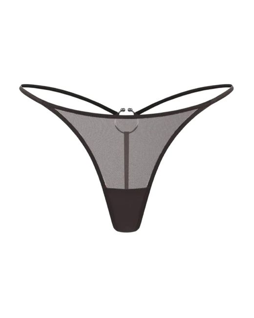 Zhilyova Gray Dune Ring-Hardware Sheer Thong