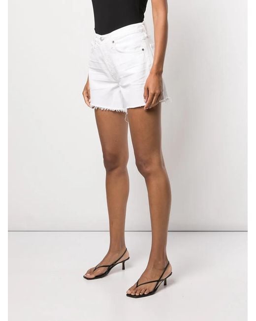 Agolde White Shorts