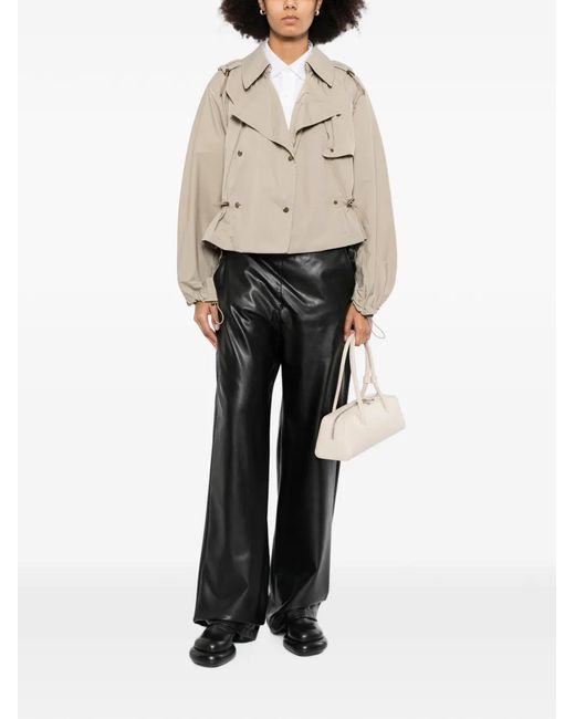 Burberry Natural Drawstring-Waist Jacket