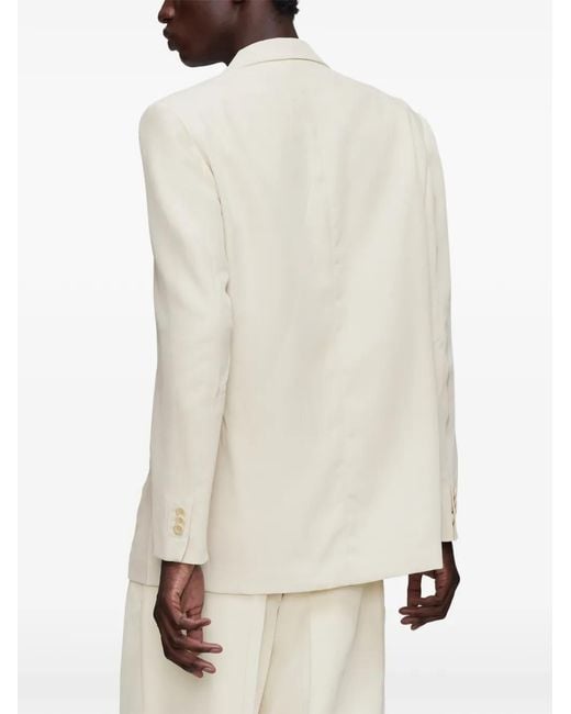 Maison Margiela White Double-Breasted Blazer for men