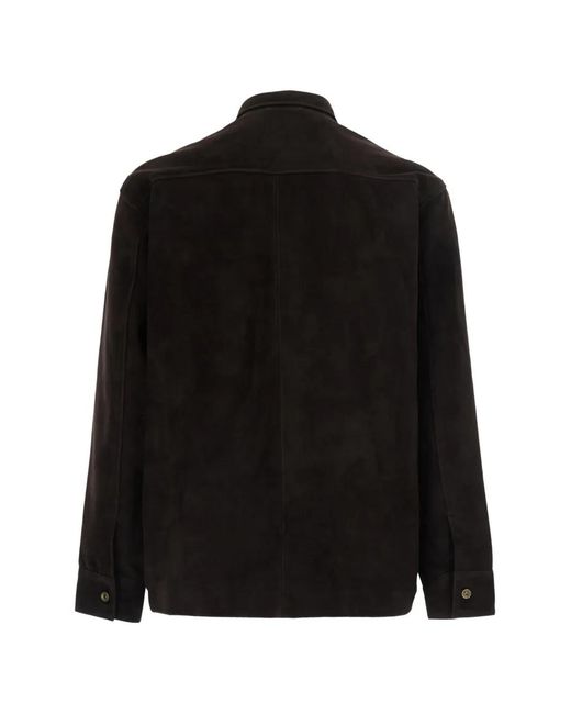 NN07 Black Suede Patch-Pocket Jacket for men