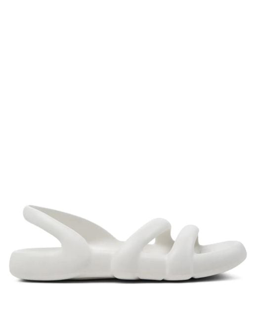 Camper White Kobarah Flat Sandals