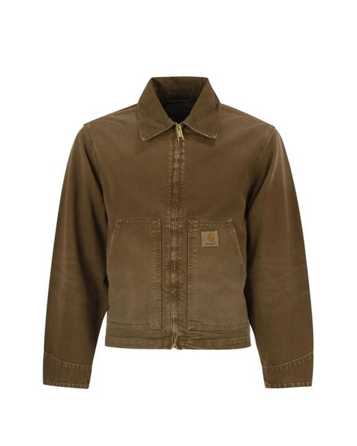 Carhartt Green Dearborn Canvas Jacket