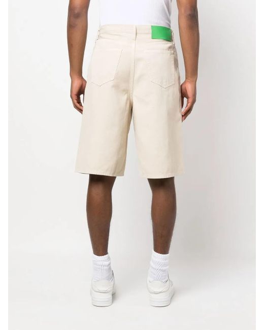 Off-White c/o Virgil Abloh Natural Utility Canvas Drawstring Shorts for men