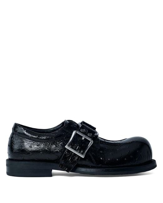 Martine Rose Black O-Ring Leather Shoes for men