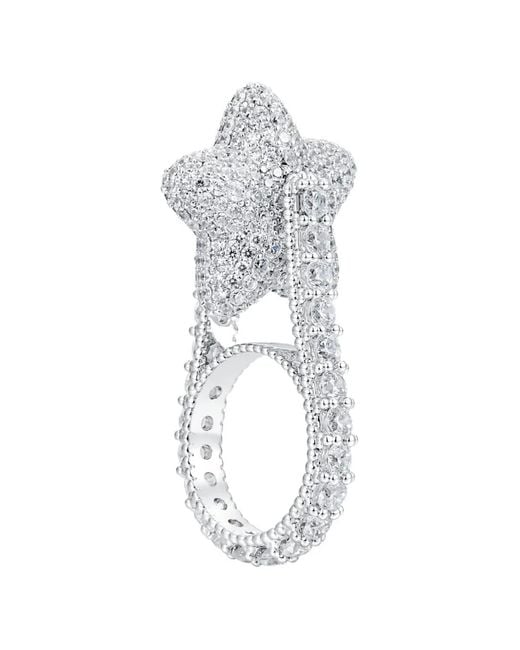 YVMIN White Bague Paradise Lucky Star Spin