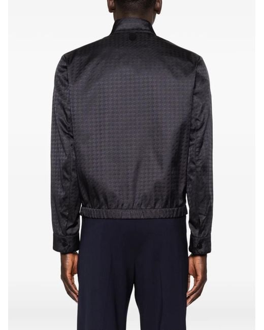 Canali Black Long-Sleeves Zip Jacket for men