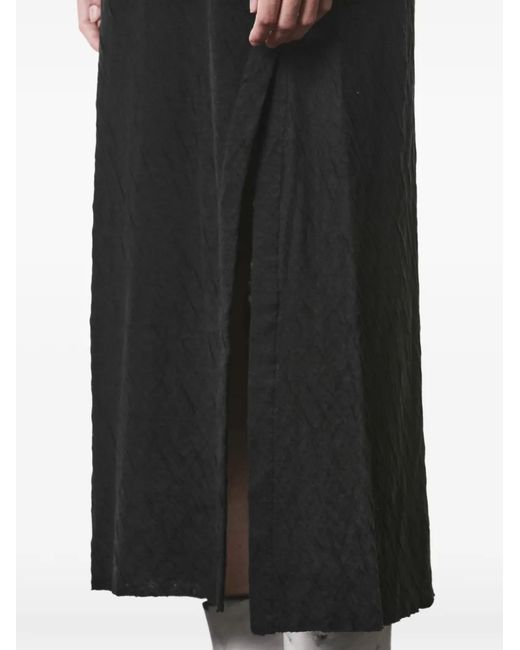 Thom Krom Black Textured Midi Dress