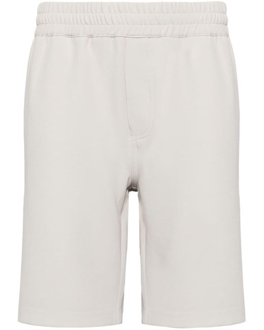 Samsøe & Samsøe White Smith Elasticated-waist Shorts for men