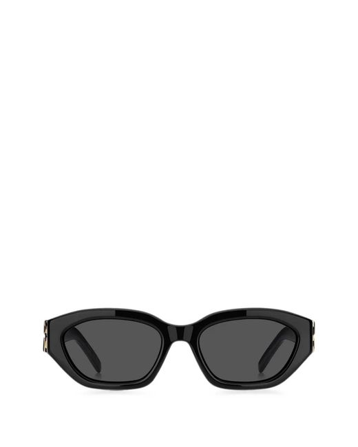 Boss Black Acetate Sunglasses With Double B Monogram