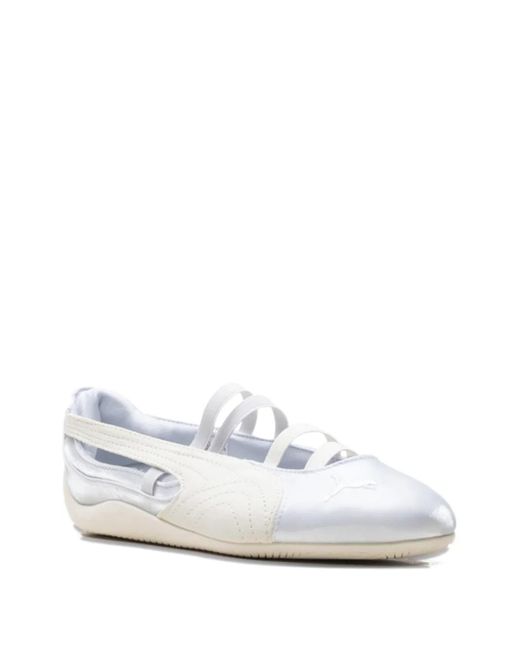 PUMA White Speedcat Ballet Flats