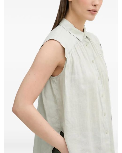 Benetton Gesmockte Blouse in het Gray