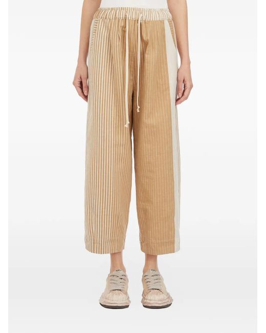 Collection Privée Natural Striped Trousers