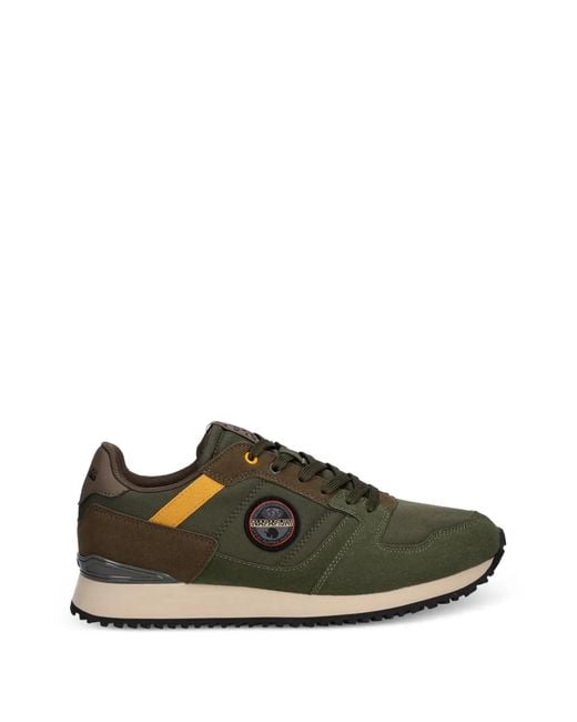 Napapijri Green Cosmos Bollo Low-Top Sneakers for men