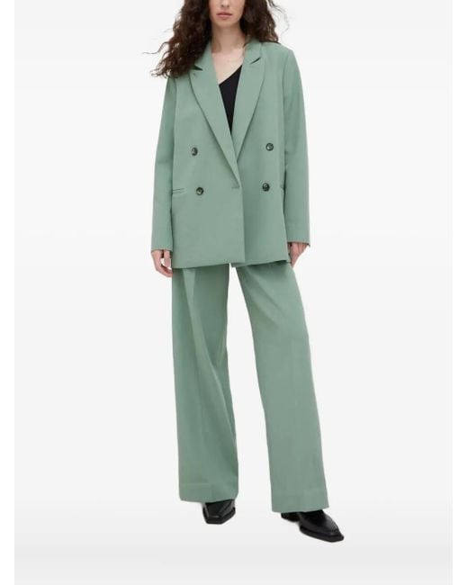 Lovechild Green Double-Breasted Blazer