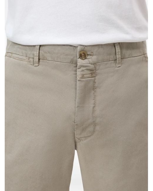 Closed Gray Side-Pockets Chino Shorts for men