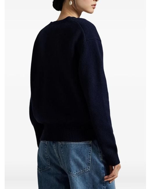 Maglione Girocollo Polo Bear di Polo Ralph Lauren in Blue