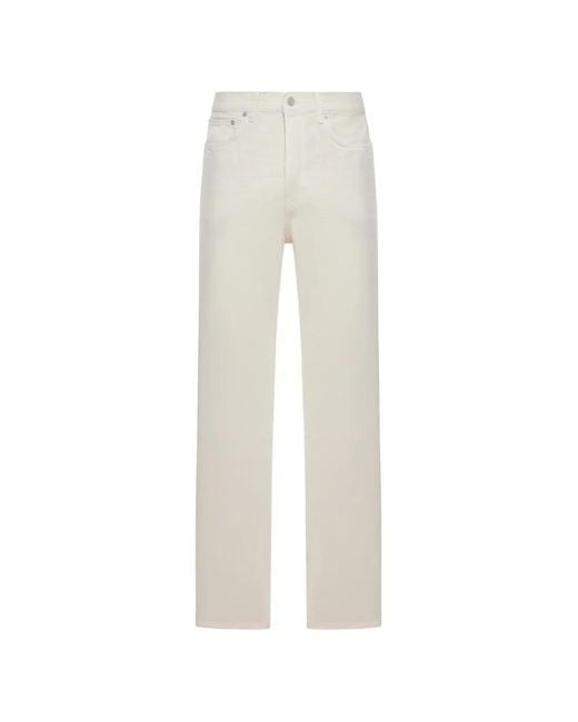 Haikure White Logan Five-Pocket Jeans for men