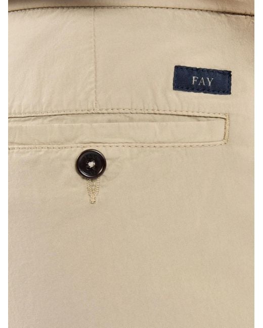 Fay Natural Cotton Chinos for men