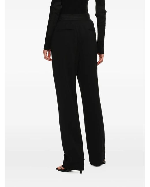 Helmut Lang Black Elastic-Waist Trousers