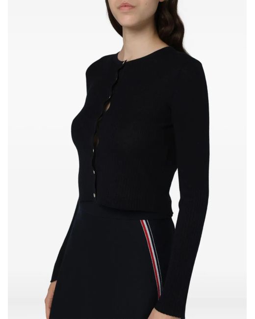 Max Mara Cropped Vest in het Blue