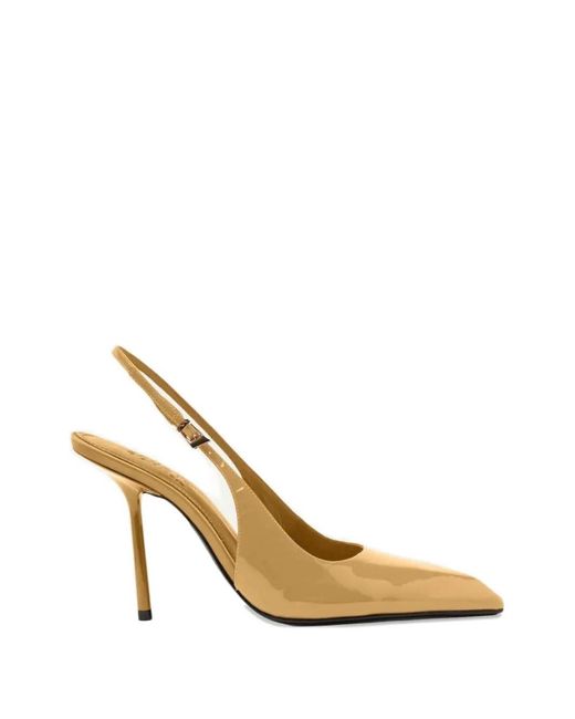 SCHUTZ SHOES Metallic Leona Slingback Pumps