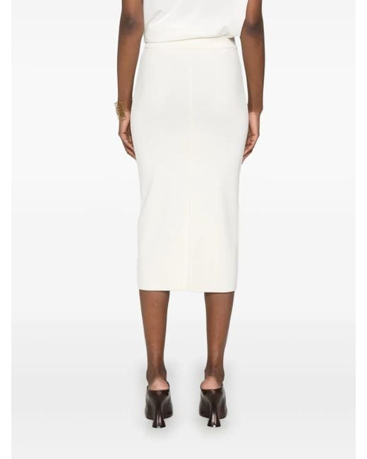 Max Mara White Losanna Midirock