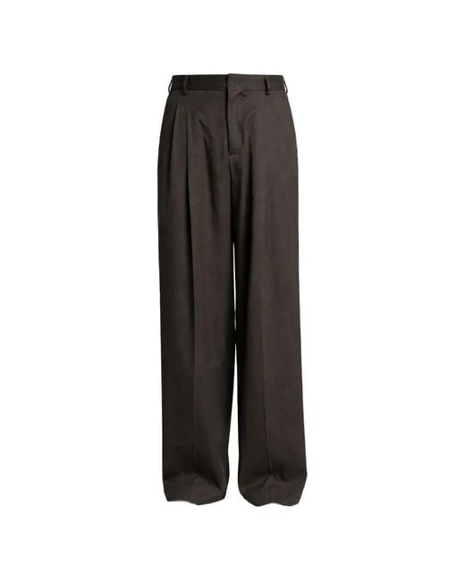 Roberto Collina Black Tailored Trousers for men