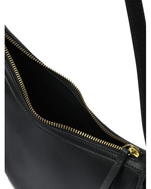 Soeur Black Mini Wino Curved Shoulder Bag