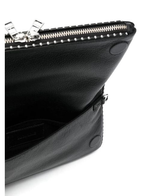Zadig & Voltaire Black Rock Stud-Embellished Shoulder Bag