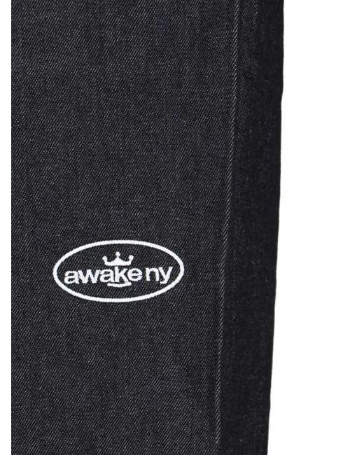 AWAKE NY Blue Cotton Jeans for men